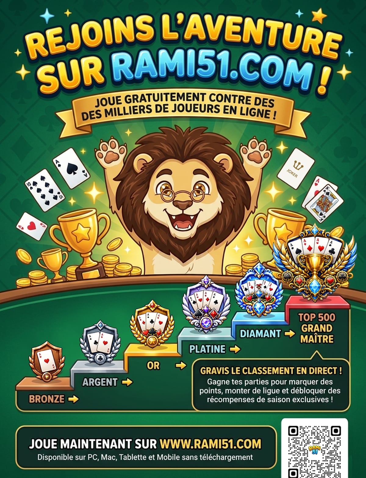 Page finale : rejoins l'aventure sur Rami51.com, monte de Bronze au Top 500 Grand Maître