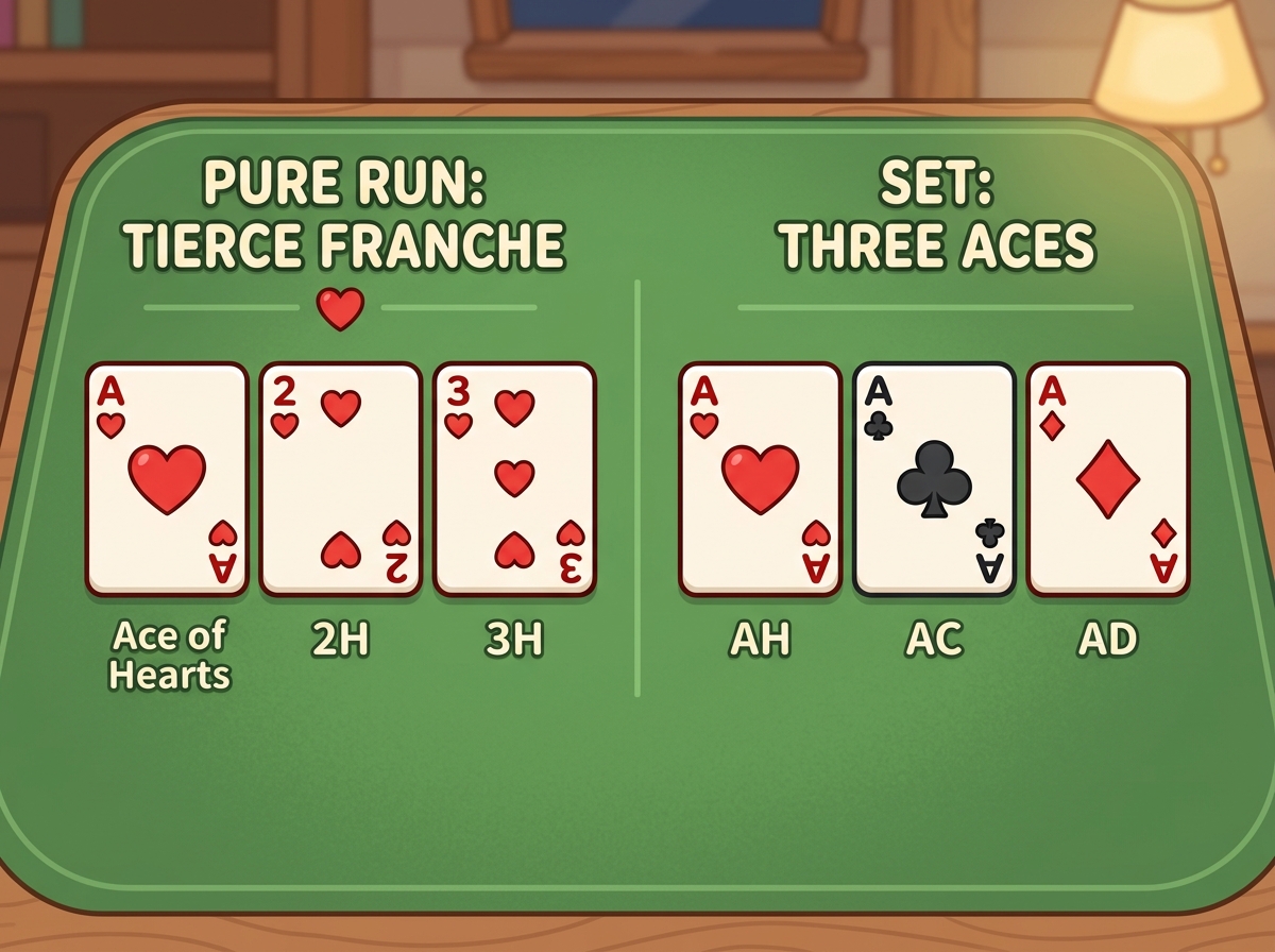Poser ses cartes au Rami